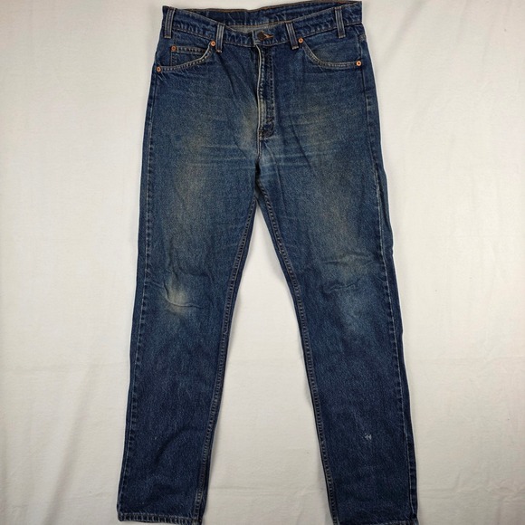 Levi's Other - Vintage‎ Levis 505 Orange Tab Jeans Mens 36x34 Blue Straight Leg Denim